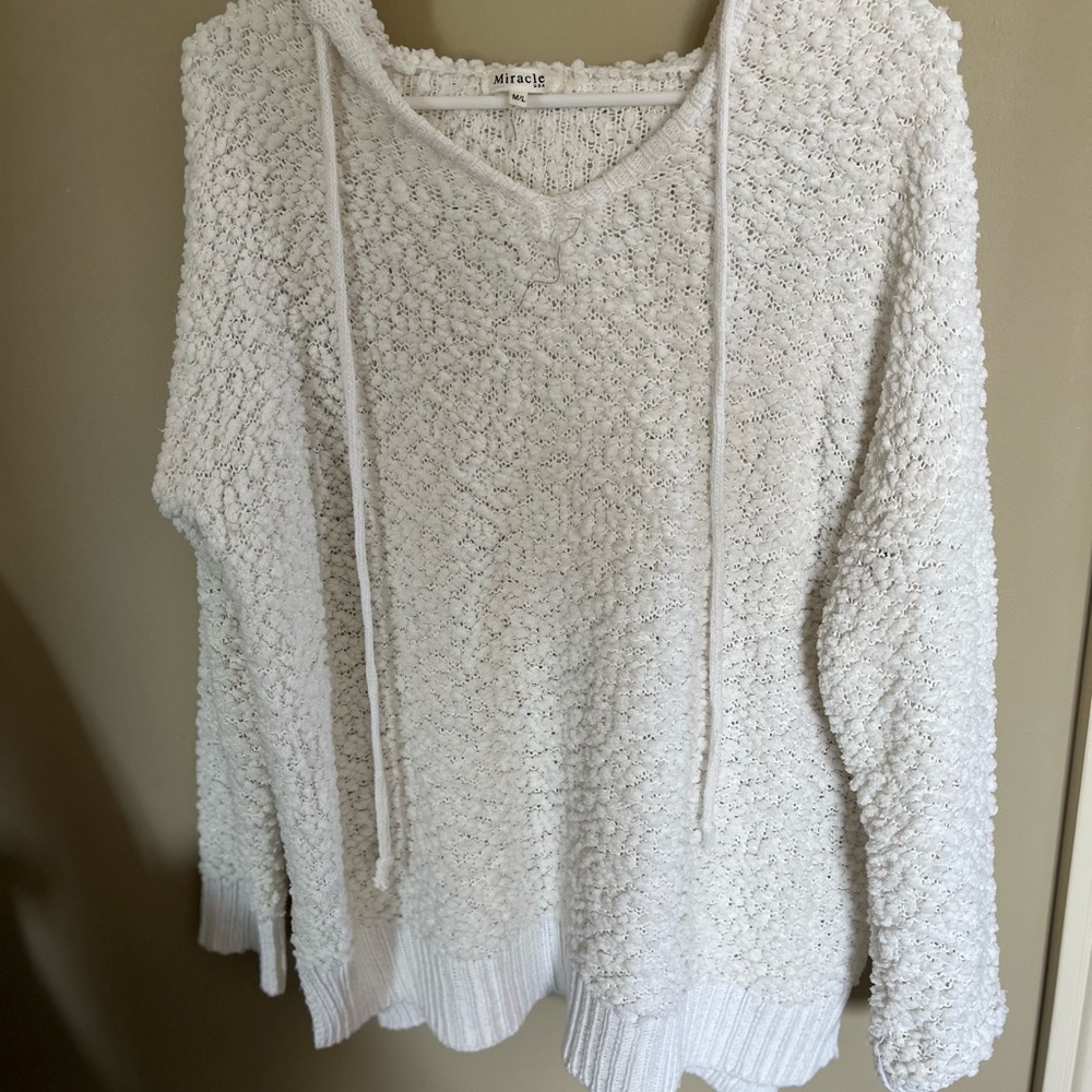 Miracle White Women's Sweater